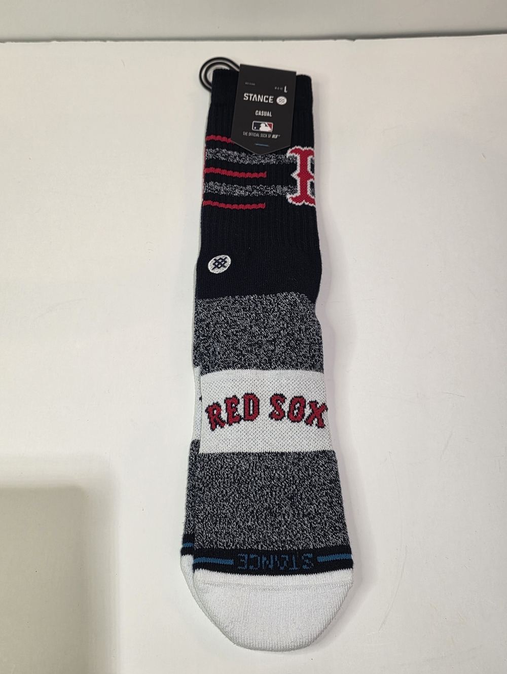 BNWT Mens MLB Boston Red Sox Stance Socks Sz Large (9-13)